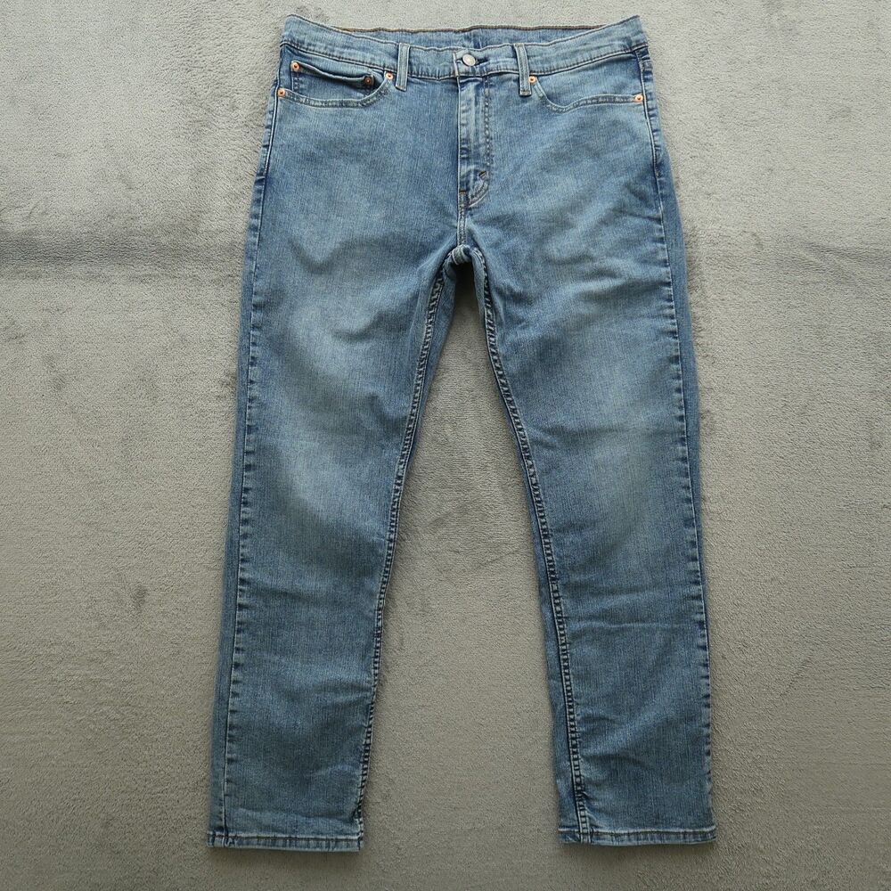 Levi's 511 Jeans Mens 36x30 Blue Slim Fit Flexible Denim Pants Stone Wash